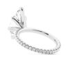 925 Sterling Silver Marquise Cut Diamond Engagement Ring Eternity Pave Band - Image 5