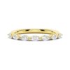 925 Sterling Silver Marquise Shared Prong Diamond Anniversary Band - Image 2