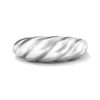 925 Sterling Silver Medium Croissant Ring - Image 2