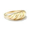925 Sterling Silver Medium Croissant Ring - Image 3