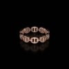 925 Sterling Silver ring from the largest micro series size