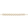 925 Sterling Silver Mini Diamond Cut Diamond Bezel Bracelet