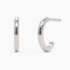 925 Sterling Silver Mini Hoop Earrings - Image 7