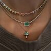 925 Sterling Silver Mini Mushroom Necklace - Image 4