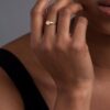 925 Sterling Silver Mini Oval Signet Ring - Image 2