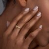 925 Sterling Silver Mini Oval Signet Ring - Image 4