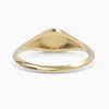 925 Sterling Silver Mini Oval Signet Ring - Image 7