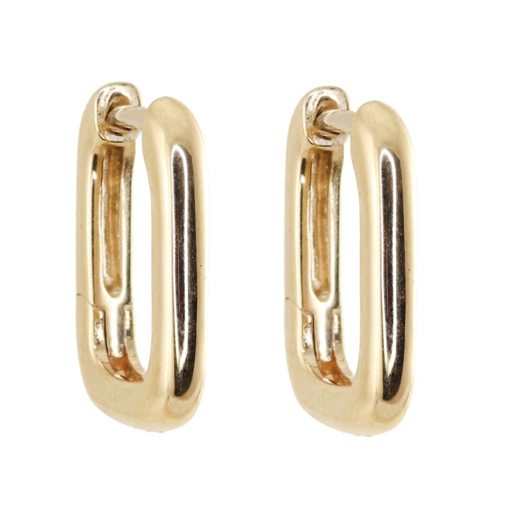 925 Sterling Silver Mini Square Hoop