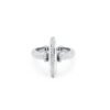 Mini Vin Diamond ring with refined slim styling and pavé surface detail