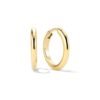 Minimalist medium hoop earrings in 925 sterling silver