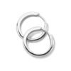 Minimalist hoop earrings measuring 16 mm outer diameter