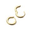 Petite 925 Sterling Silver hoop earrings with a simple refined shape