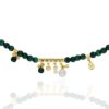 925 Sterling Silver Mira Malachite Diamond Pearl Necklace - Image 3