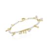 925 Sterling Silver Mira Pearl Diamond Bracelet - Image 3