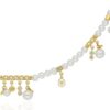 925 Sterling Silver Mira Pearl Diamond Necklace - Image 5