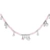 925 Sterling Silver Mira Rose Diamond Pearl Necklace