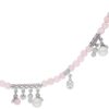 925 Sterling Silver Mira Rose Diamond Pearl Necklace - Image 5