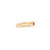 Diamond-accented open ring in a contemporary silhouette