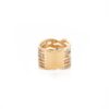 925 Sterling Silver Multi Cluster Wide Diamond Band Ring - Image 6