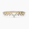 925 Sterling Silver Multi Diamond Cluster Ring