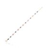 925 Sterling Silver Multi Sapphire Chain Diamond Bracelet - Image 4