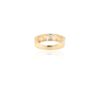 925 Sterling Silver Multi Sapphire Diamond Half Eternity Band - Image 3