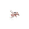 925 Sterling Silver Multi Sapphire Elephant Pendant - Image 2