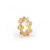 925 Sterling Silver Multi Sapphire Eternity Band - Image 3