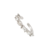 925 Sterling Silver Multishape Diamond Ear Cuff