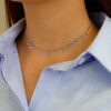 925 Sterling Silver My Dancing Diamond Necklace - Image 2