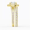 925 Sterling Silver NEW Cushion Cut Split Shank Diamond Halo Engagement Ring - Image 13
