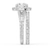 925 Sterling Silver NEW Cushion Cut Split Shank Diamond Halo Engagement Ring - Image 19