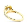 925 Sterling Silver NEW Cushion Cut Split Shank Diamond Halo Engagement Ring - Image 7