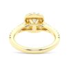 925 Sterling Silver NEW Cushion Cut Split Shank Diamond Halo Engagement Ring - Image 8