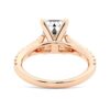 925 Sterling Silver NEW Emerald Cut Split Shank Diamond Engagement Ring - Image 12