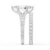 925 Sterling Silver NEW Marquise Cut Split Shank Diamond Engagement Ring - Image 21
