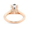 925 Sterling Silver NEW Oval Cut Split Shank Diamond Engagement Ring - Image 12