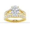 925 Sterling Silver NEW Oval Cut Split Shank Diamond Engagement Ring - Image 24