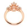 Gold plated silver ring with a slim 2mm profile