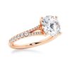 925 Sterling Silver NEW Round Cut Split Shank Diamond Engagement Ring - Image 10