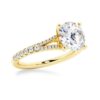 925 Sterling Silver NEW Round Cut Split Shank Diamond Engagement Ring - Image 7