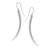 925 Sterling Silver No.1 Large Earrings