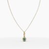 925 Sterling Silver November Birthstone Topaz Necklace