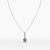 925 Sterling Silver November Birthstone Topaz Necklace - Image 3