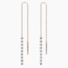 925 Sterling Silver Nude Diamond Threader Earrings - Image 6