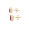 925 sterling silver stud earrings with thick gold plating