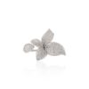 925 Sterling Silver Open Diamond Cuff Boho Ring