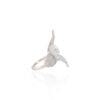 925 Sterling Silver Open Diamond Cuff Boho Ring - Image 7