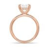 925 Sterling Silver Oval Solitaire Diamond Engagement Ring - Image 12
