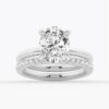 925 Sterling Silver Oval Solitaire Diamond Engagement Ring - Image 18